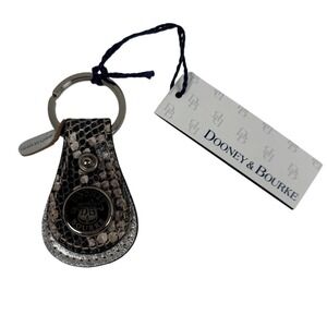 NWT Dooney and Bourke Keychain, Snakeskin Leather, OS